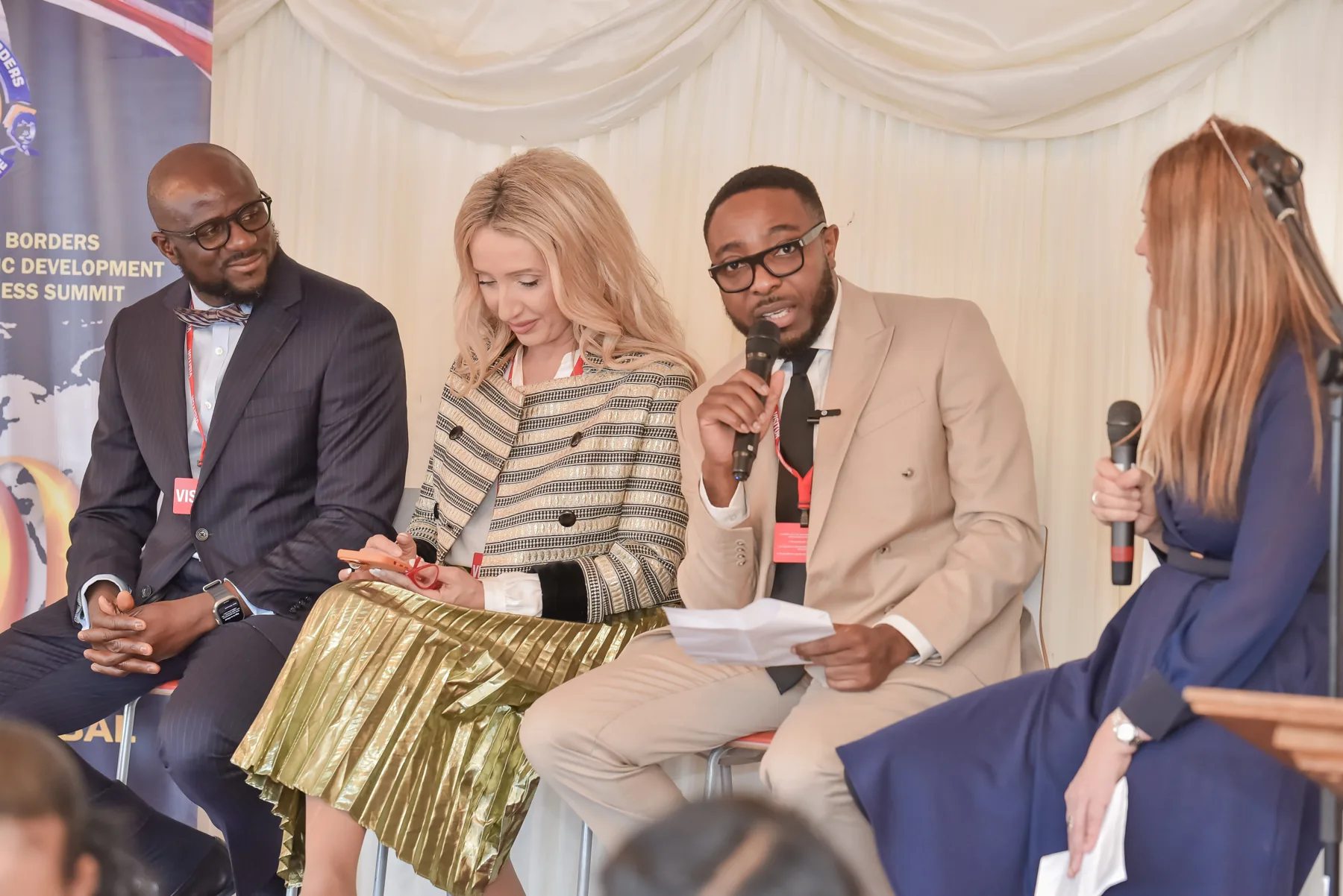 Dr Daniel Moses participating in a property discussion